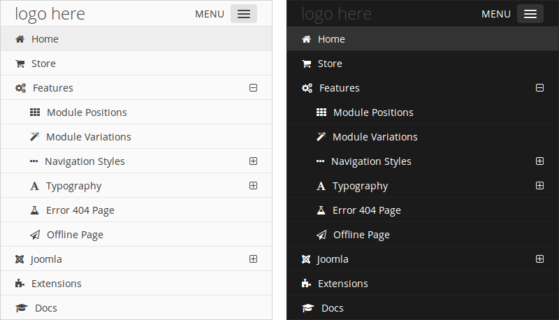 FavThemes tutorial for the main navigation mobile menu